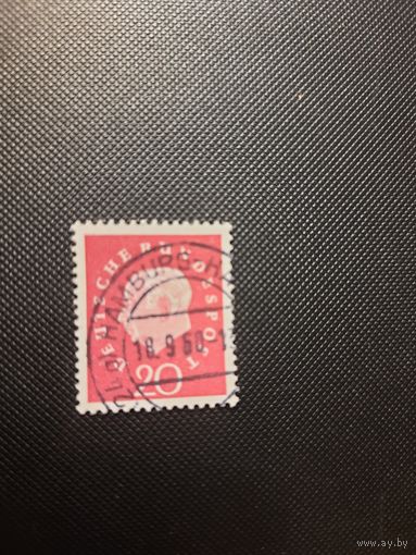ФРГ. Т.Хойс. 1959г. гашеная