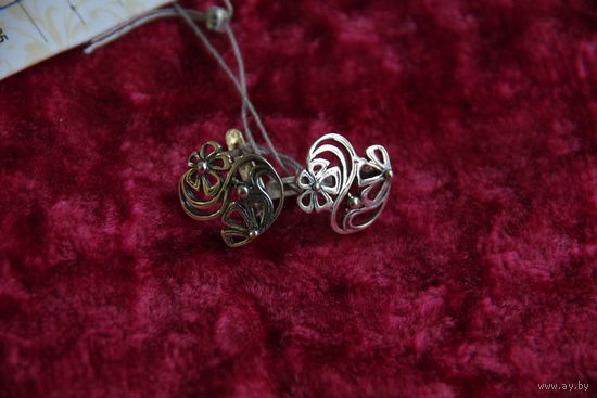 Серьги ( 925 пр )  , 3,6 гр .
