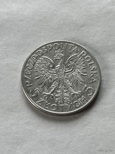 5 злотых 1933