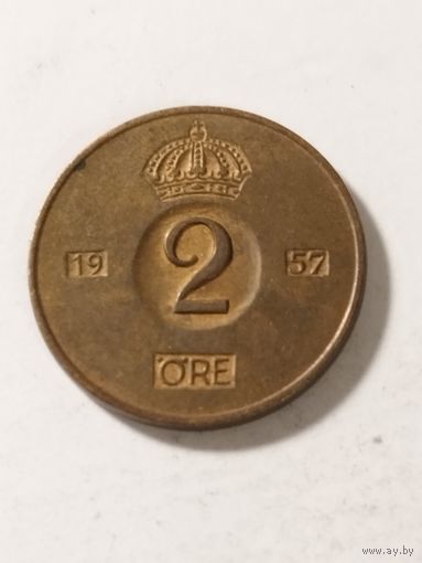 Швеция 2 оре 1957