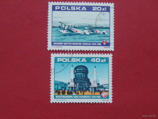 Марки Польши. 1988г.