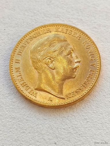 20 марок Пруссия 1895г. (по металлу)