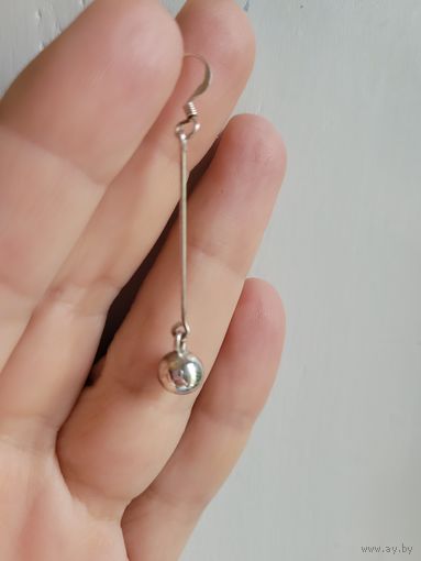 Сережка одиночка 925