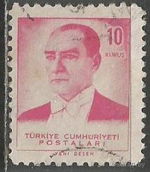 Турция. Кемаль Ататюрк. Первый Президент. 1961г. Mi#1816.