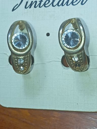 Сережки Dintelaier с камушкам .