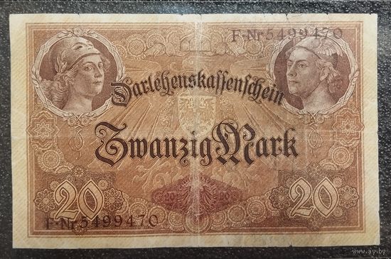 20 марок Германия 1914 г.