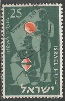 Израиль. Еврейский Новый Год. 1955г. Mi#114.