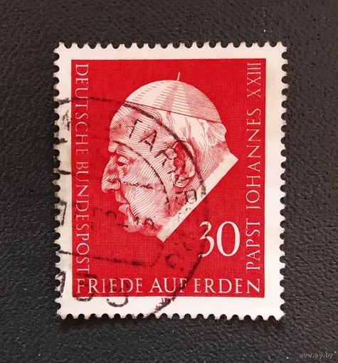 Марка Германия 1969 год Папа Иоанн XXIII