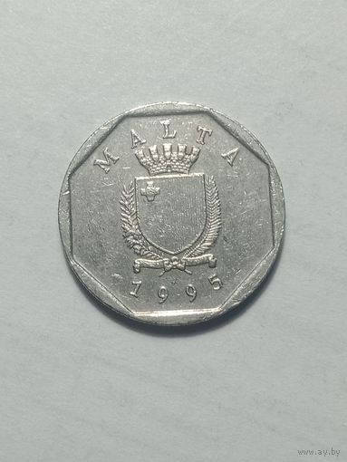 Мальта 5 центов 1995 года .
