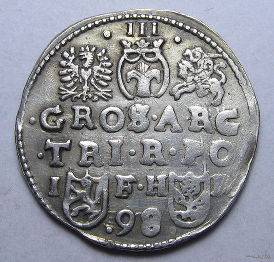 Трояк 3 гроша 1598 Познань Копицкий 1108 R2