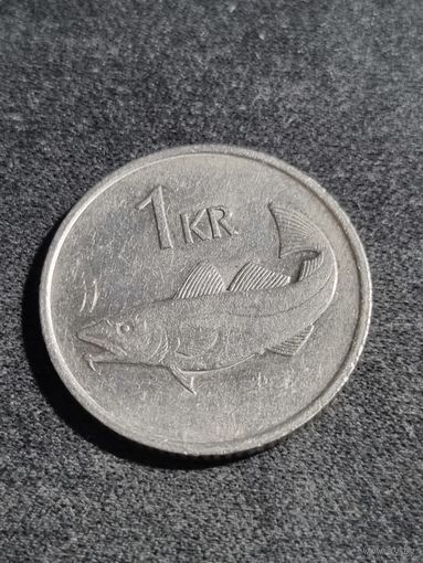 Исландия 1 крона 1981