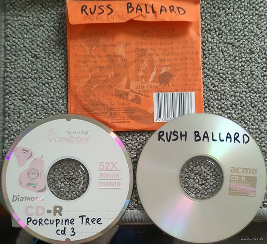 CD MP3 PORCUPINE TREE, RUSS BALLARD - 2 CD