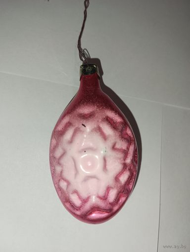 Елочная, новогодняя игрушка СССР "Снежинка"