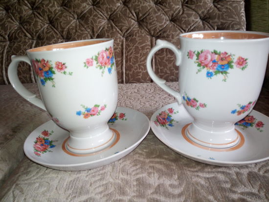 КРУЖКА -БОКАЛ С БЛЮДЦЕМ ДУЛЕВО