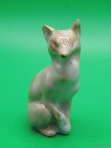 С рубля. "Лиса". Статуэтка. Миниатюра. Германия. Ретро СССР. м