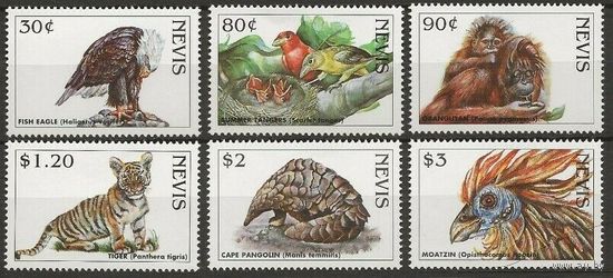 1998 Невис 1211-1216 Фауна 9,00 евро