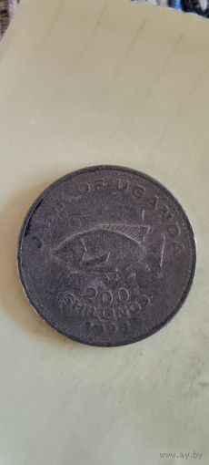 Уганда 200 шиллинг 1998