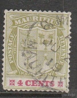 Маврикий  4с /зелёная/ 1900-02гг