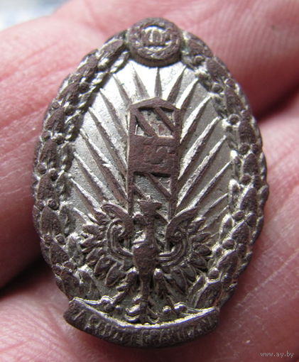 Нагрудный знак.Фрачник.(Корпус охраны пограничья Польша) 30е года