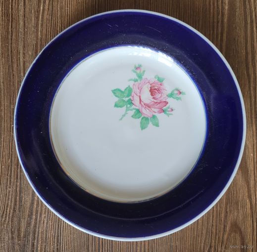 Тарелка, кобальт, Барановка.