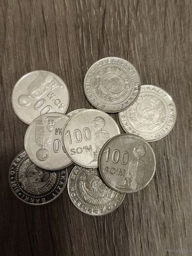 Узбекистан. 100 сом 2018 года.