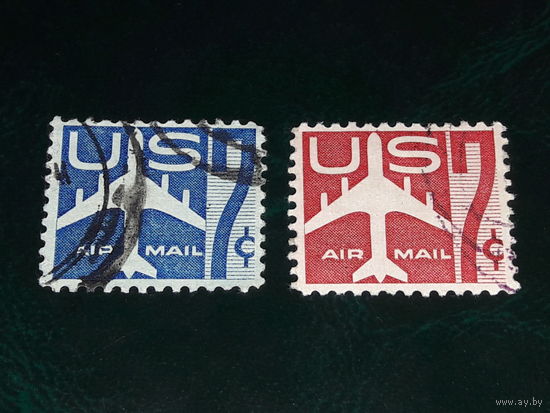 США 1958 Авиапочта. 2 марки