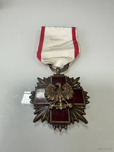 Редкая медаль Польша. Знак нагрудный и много Лотов с рубля