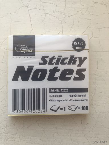 Клейкие листки бумага для заметок