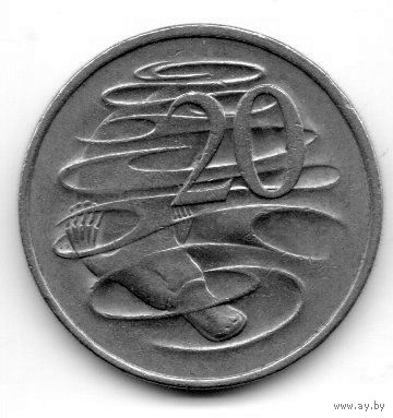 СОДРУЖЕСТВО АВСТРАЛИИ. 20 ЦЕНТОВ 1980. ФАУНА. УТКОНОС