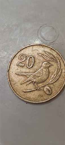 Кипр 20 цент 1983