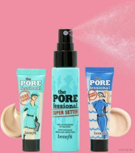 Benefit Join the POREfessionals набор для кожи база праймер спрей-фиксатор