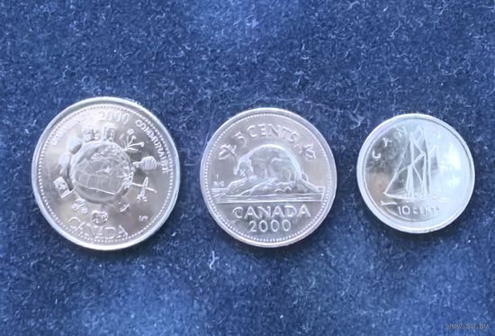 Монеты Канады 2000 г