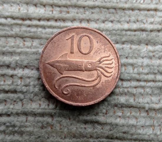 Werty71 Исландия 10 Эйре оре Эре 1981 Кальмарт Корова