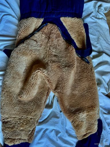 НОВЫЙ ! размер 50-4 , зимний, на натуральной овчине, оригинальный комбез пилота ВВС СССР!