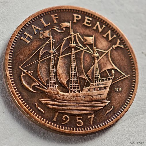 1957 год Англия пол пенни
