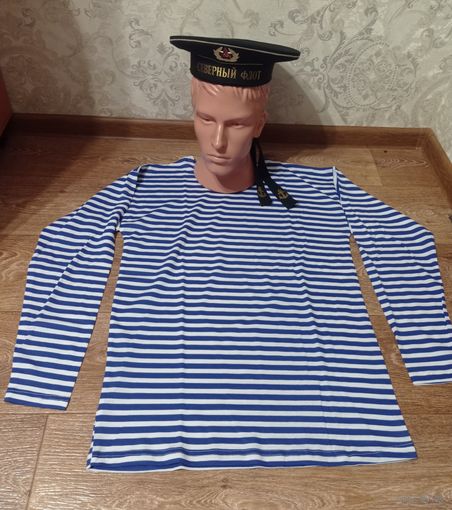 Бескозырка Северный флот ВМФ СССР и Тельняшка ( морская душа)