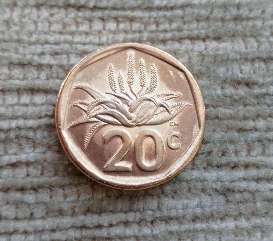 Werty71 ЮАР 20 центов 2023 Алоэ