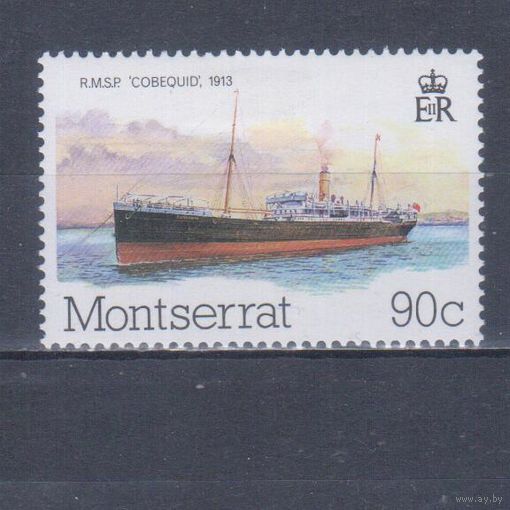 [1072] Монтсеррат 1984. Корабль.Пароход. MH