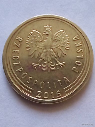 Польша 5 грош 2016 г.