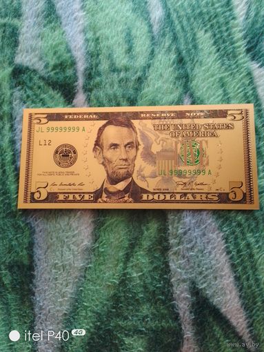 Пять долларов