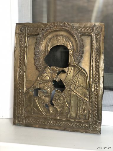 Оклад иконы Владимирская