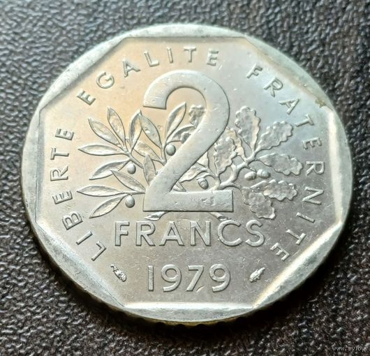 Франция 2 франка, 1979    ( 1-11-7 )