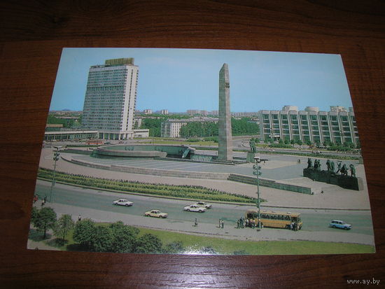 Ленинград Площадь Победы 1986 год чистая