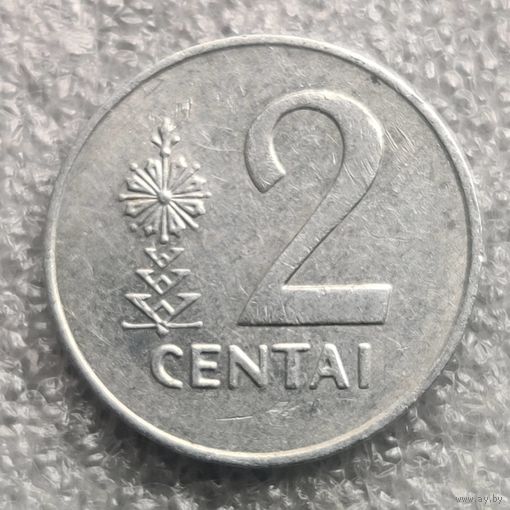 Литва 2 цента   1991 г.
