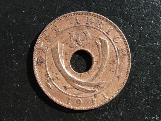 Британская Восточная Африка. 10 центов. 1941. С 20 копеек. Распродажа коллекции. Смотрите другие лоты.