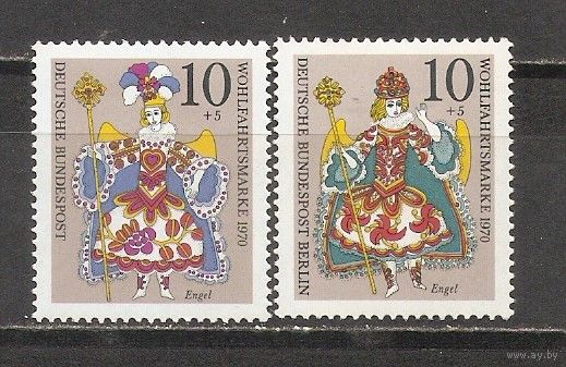 ФФ5 ФРГ Берлин 1970 Рождество