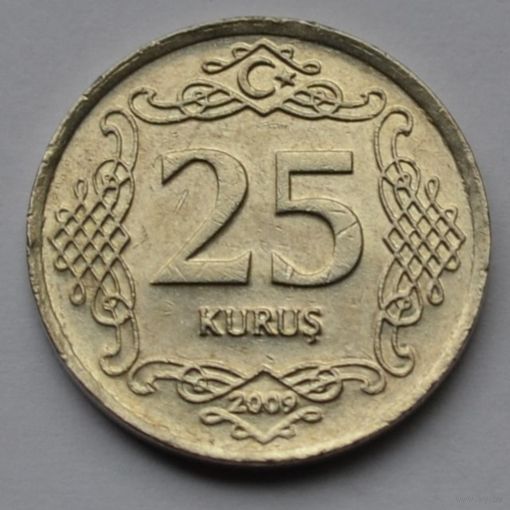 Турция, 25 куруш 2009 г.