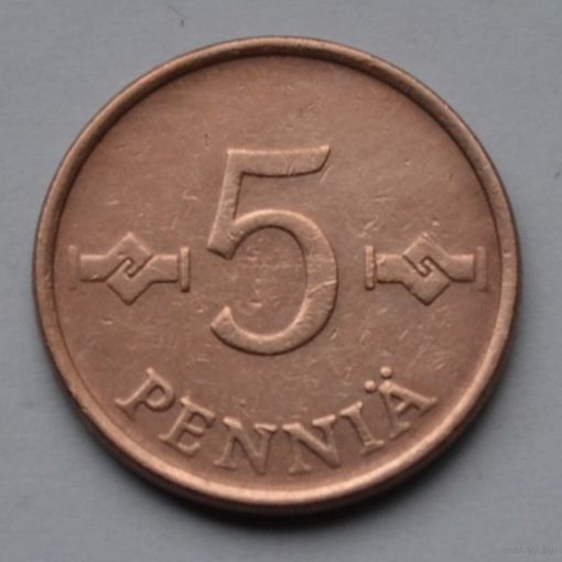 Финляндия, 5 пенни 1963 г.