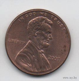 СОЕДИНЁННЫЕ ШТАТЫ АМЕРИКИ 1 ЦЕНТ 2007