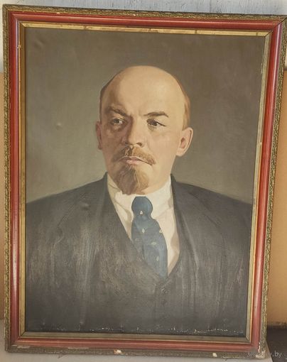 Картина Ленин. Холст, масло.
